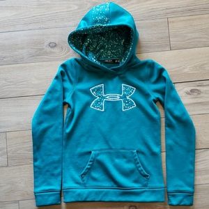 Youth Teal under armour sweatshirt